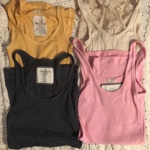 Assorted tank tops